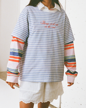 Load image into Gallery viewer, Commonplace Columbia Road Polo - Multi-Stripe Hyde Boutique
