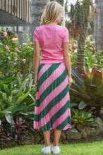 Load image into Gallery viewer, Trelise Cooper Pleat &amp; Repeat Skirt - Pink &amp; Green
