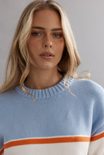 Load image into Gallery viewer, Caitlin Crisp Club CC Stripe Jumper - Tangerine Stripe Caitlin Crisp
