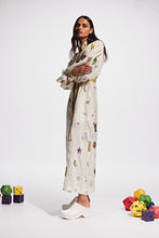 Load image into Gallery viewer, Alémais Checkers Embroidered Shirtdress - Cream  Hyde Boutique   
