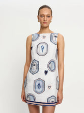 Load image into Gallery viewer, Kivari Alessia Mini Dress - Cream Navy Hyde Boutique

