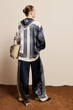 Load image into Gallery viewer, Alémais Banderra Scarf Silk Shirt - Ink Hyde Boutique

