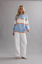 Load image into Gallery viewer, Caitlin Crisp Club CC Stripe Jumper - Tangerine Stripe Caitlin Crisp
