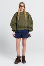 Load image into Gallery viewer, Karen Walker Campus Sweatshirt - Hunter Green
