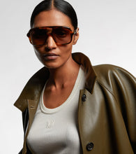 Load image into Gallery viewer, LOEWE Slim LW40161U Sunglasses - Dark Havana/Gradient Brown Arriving Friday Eyewear Loewe
