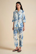 Load image into Gallery viewer, Papinelle x Karen Walker Romantic Floral Crop PJ - Teal
