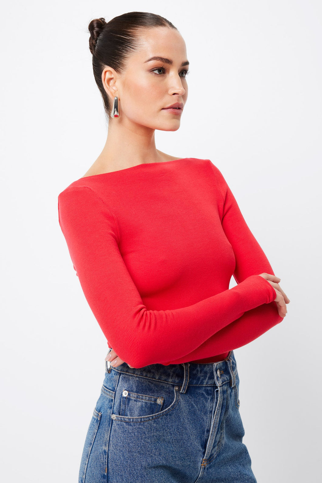 Mossman Camden Top - Red Arriving First Week June