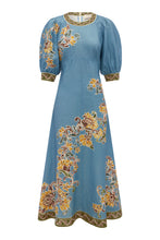 Load image into Gallery viewer, Alemais Joan Midi Dress - Sky Blue Hyde Boutique
