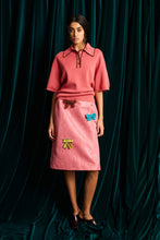 Load image into Gallery viewer, Alemais Valentina Blush Knit Polo - Blush Hyde Boutique
