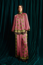 Load image into Gallery viewer, Alemais Lacey Silk Blouse - Dusty Pink Hyde Boutique
