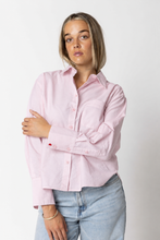 Load image into Gallery viewer, Clementine Heart On Your Sleeve Shirt - Marshmallow Hyde Boutique
