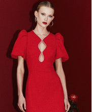 Load image into Gallery viewer, Rebecca Vallance Karina Mini Dress- Red  Hyde Boutique   
