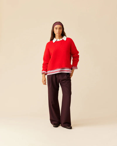Ruby Rhea Turtleneck Sweater - Red Hyde Boutique