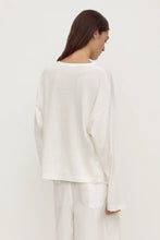 Load image into Gallery viewer, Assembly Label Slow Burn Wide Long Sleeve Tee - Antique White
