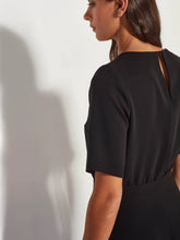 Load image into Gallery viewer, Juliette Hogan Pip Dress - Black Luxe Suiting  Mrs Hyde Boutique   
