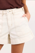 Load image into Gallery viewer, Ivy + Jack Kindly Pocket Front Denim Short - Ecru Hyde Boutique
