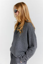 Load image into Gallery viewer, Karen Walker Collared Cashmere Sweater - Charcoal Marle Hyde Boutique
