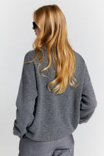 Load image into Gallery viewer, Karen Walker Collared Cashmere Sweater - Charcoal Marle Hyde Boutique

