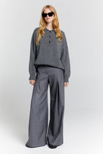 Load image into Gallery viewer, Karen Walker Collared Cashmere Sweater - Charcoal Marle Hyde Boutique
