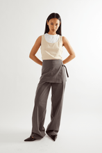 Load image into Gallery viewer, Commonplace Millie Double Layer Tank - Sand/White Hyde Boutique
