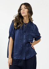 Load image into Gallery viewer, Drama the Label Triplet Blouse - Indigo  Hyde Boutique   
