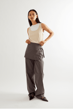 Load image into Gallery viewer, Commonplace Millie Double Layer Tank - Sand/White Hyde Boutique

