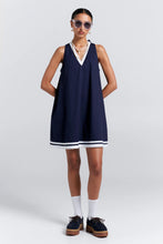 Load image into Gallery viewer, Karen Walker Match Mini Dress - Navy
