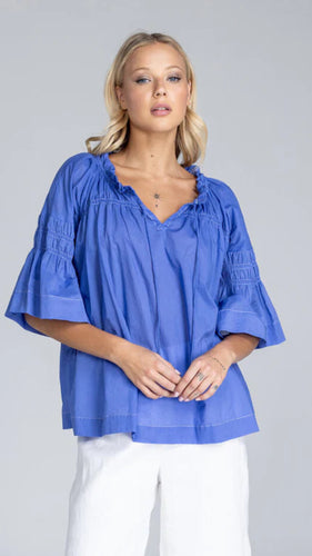 Blak Thea Top - Juniper Blue Hyde Boutique