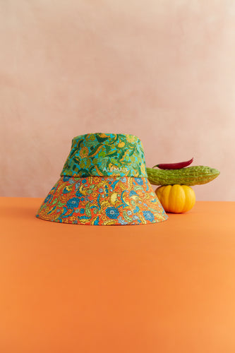 Alémais Harmonia Linen Bucket Hat - Multi  Hyde Boutique   