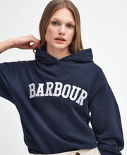 Load image into Gallery viewer, Barbour Northumberland Hoodie - Navy/White Hyde Boutique
