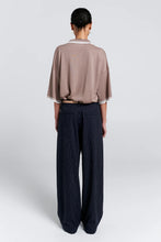 Load image into Gallery viewer, Karen Walker Relaxed Knit Polo - Taupe Hyde Boutique
