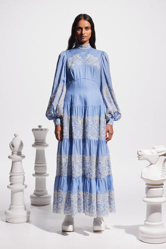 Alémais Arion Midi Dress - Cornflower  Hyde Boutique   