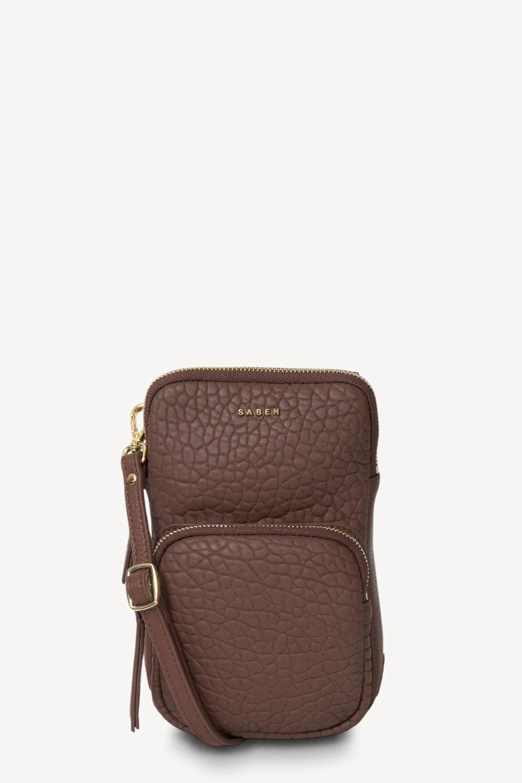 SABEN Nikko Pocket Phone Sling - Umber Bubble