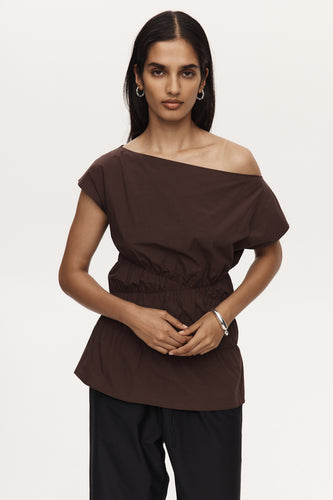 Marle Aida Top - Chocolate  Hyde Boutique   