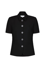 Load image into Gallery viewer, Harris Tapper Short Sleeve Bardot Blazer - Black Apparel > Women > Clothing > Jackets &amp; Coats > Blazers > Harris Tapper Hyde Boutique
