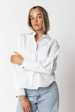 Load image into Gallery viewer, Clementine Heart On Your Sleeve Shirt - White
