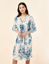 Load image into Gallery viewer, Papinelle x Karen Walker Romantic Floral Kaftan Nightie - Teal
