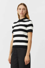 Load image into Gallery viewer, Camilla &amp; Marc Uni Knit Tshir - Black/White Hyde Boutique
