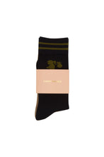 Load image into Gallery viewer, Karen Walker Runaway Girl Socks 2 Pack - Black/Sesame Hyde Boutique
