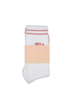 Load image into Gallery viewer, Karen Walker Runaway Girl Socks 2 Pack - Pink/White Hyde Boutique
