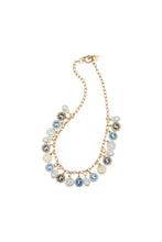 Load image into Gallery viewer, Karen Walker Runaway Coins Necklace - Gold/Blue Multi
