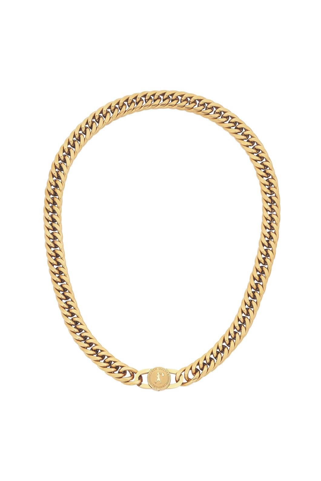 Karen Walker Runaway Curb Chain Necklace - Gold