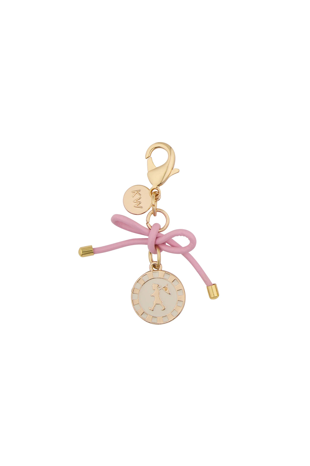 Karen Walker Sailor Girl Charm - Gold/Cream