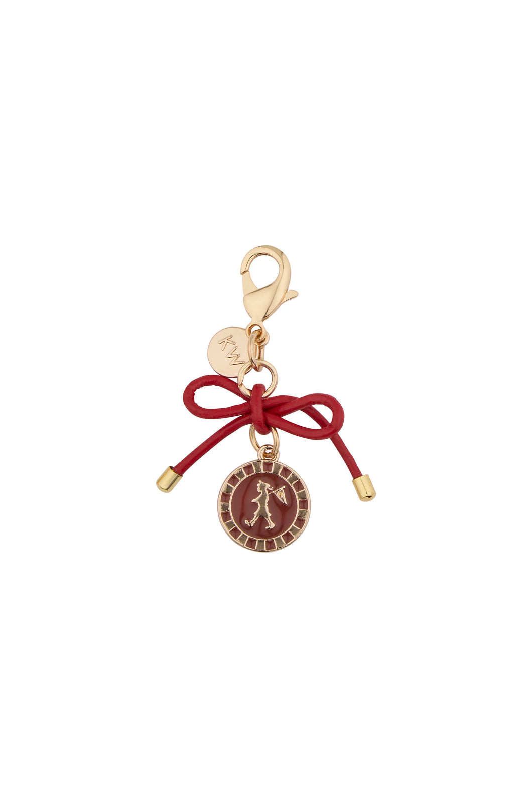 Karen Walker Sailor Girl Charm - Gold/Red