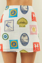 Load image into Gallery viewer, Palm Noosa East Mini Skirt - Holiday Stamp  Hyde Boutique   
