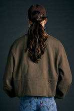 Load image into Gallery viewer, Karen Walker Runaway Zip Front Sweatshirt - Hunter Green
