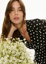 Load image into Gallery viewer, Pol Clove Dress - Black/Pebble Spot Arriving Soon
