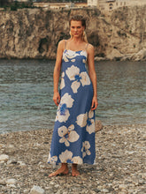 Load image into Gallery viewer, Kivari Rowena Strappy Maxi Dress - Blue Arriving This Week
