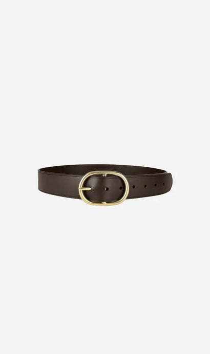 Deadly Ponies Wide Belt Oval - Mud/Brass Belts Deadly Ponies