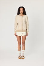 Load image into Gallery viewer, Remain Merino Tali Cardigan - Latte Stripe Hyde Boutique
